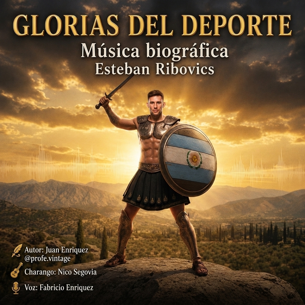 Portada de Esteban Ribovics, Glorias del Deporte