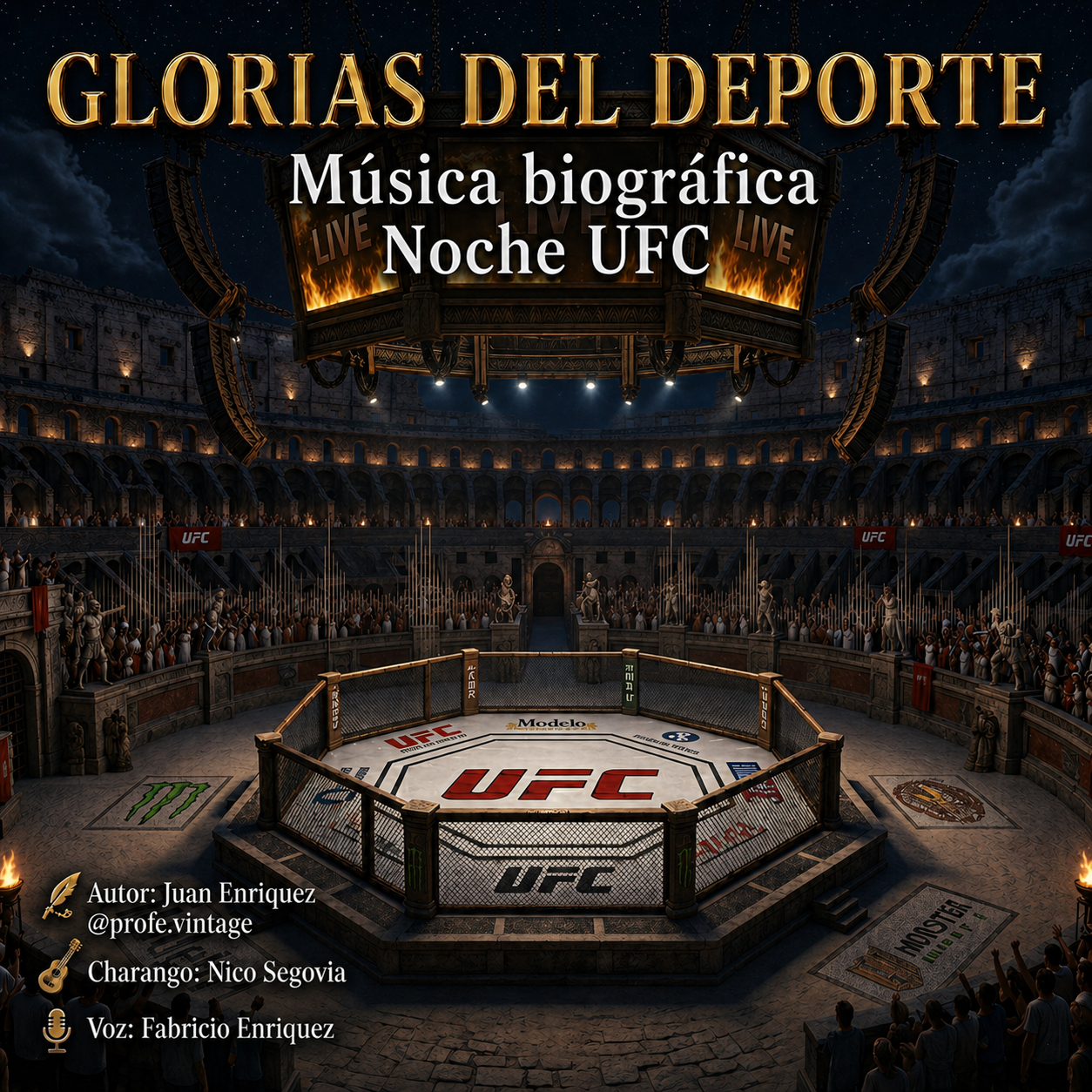 Portada de Noche UFC, Glorias del Deporte