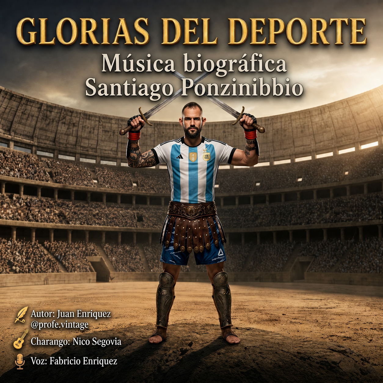 Portada de Santiago Ponzinibbio, Glorias del Deporte